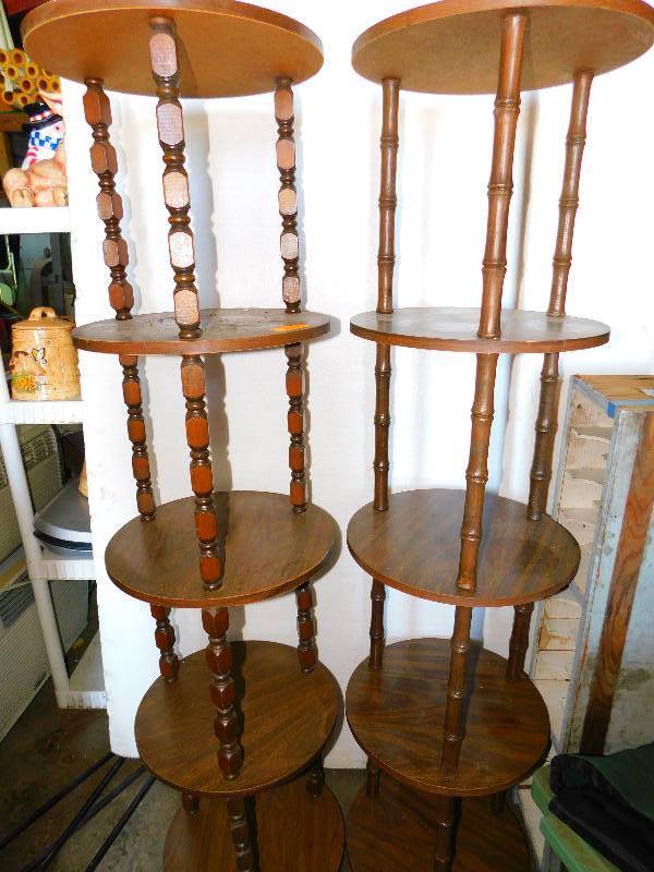 lot 150 image: PAIR OF PLANT STANDS