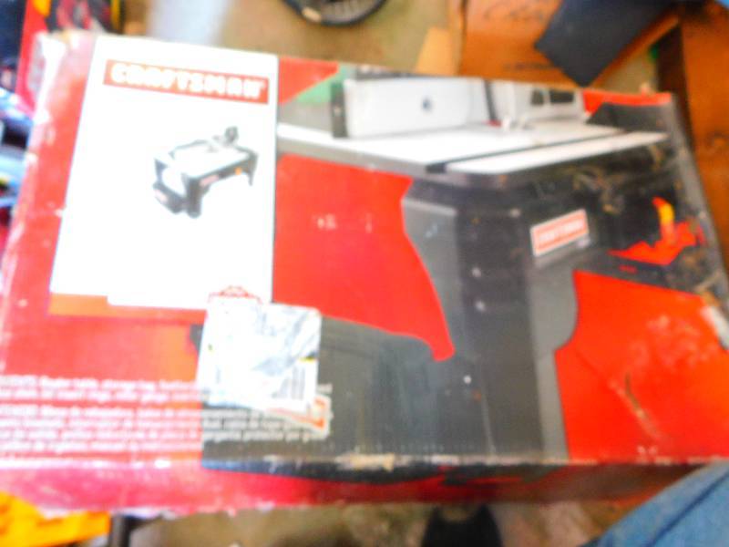 lot 168 image: CRAFTSMAN ROUTER TABLE
