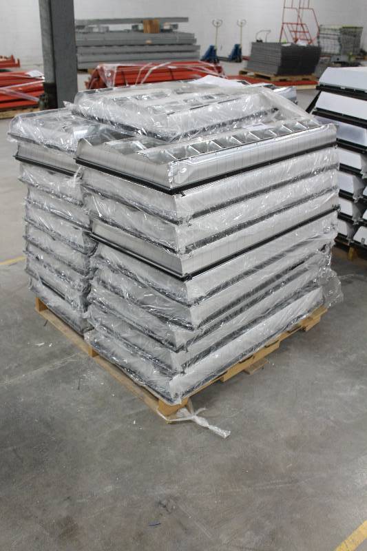 lot 73 image: Lot of (19) 48x24in. Shop Light Covers