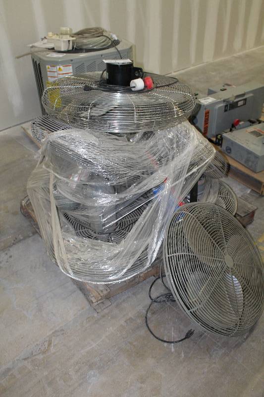 lot 99 image: Lot of (10) Fans, Misc Parts