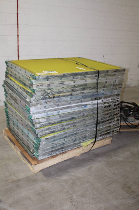 lot 107 image: Lot of (22) Screen Printing Frames