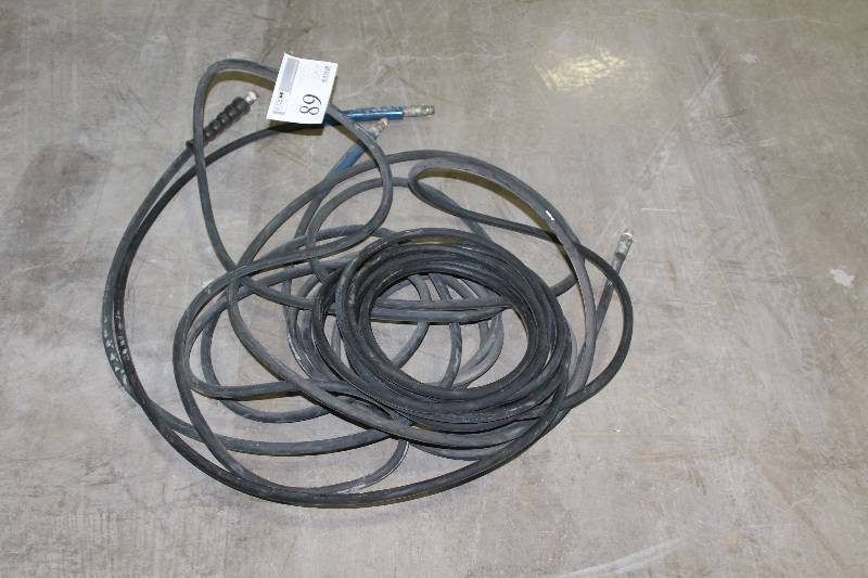 lot 89 image: Lot of (2) Hydraulic Hoses w Connections