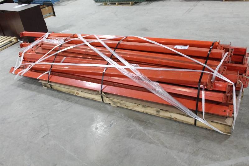 lot 140 image: Lot of (30) Pallet Racking Beams