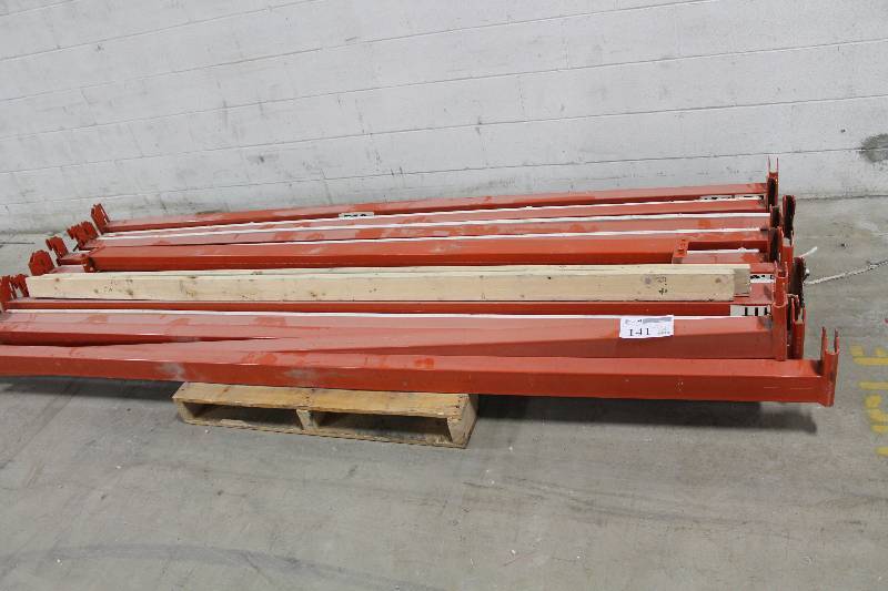 lot 141 image: Lot of (13) Pallet Racking Beams
