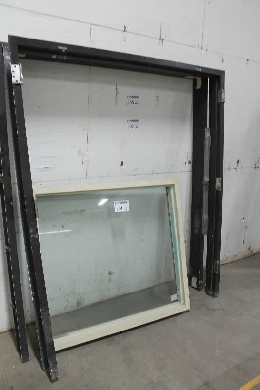 lot 137 image: Double Door Metal Door Frame