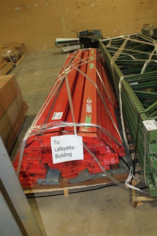 lot 148 image: Lot of (Approximately 37) Pallet Racking Beams