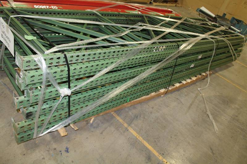 lot 147 image: Lot of (10) Pallet Racking Uprights