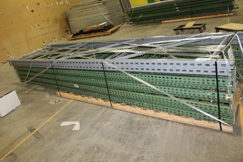 lot 146 image: Lot of (10) Pallet Racking Uprights