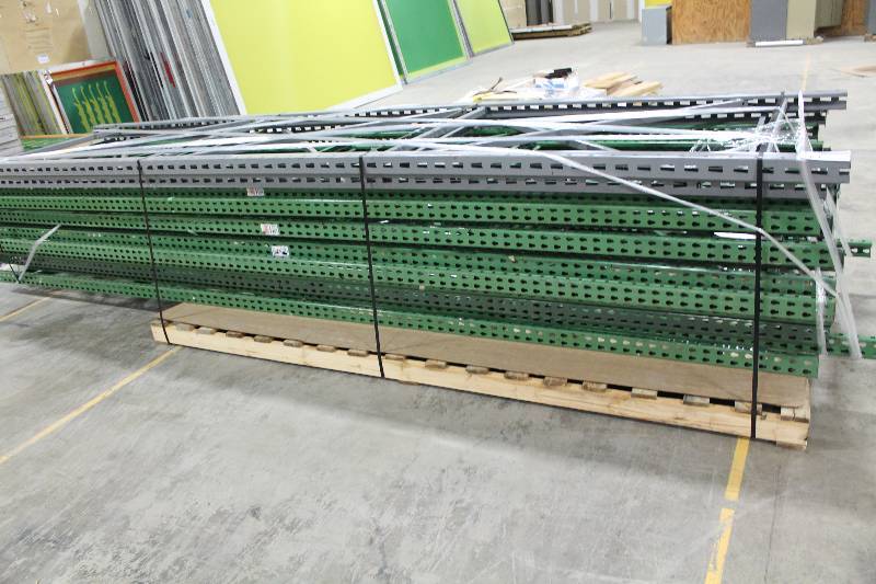 lot 145 image: Lot of (13) Pallet Racking Uprights