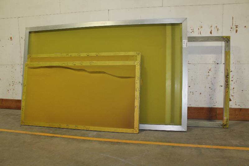 lot 161 image: Lot of (11) Screen Printing Frames