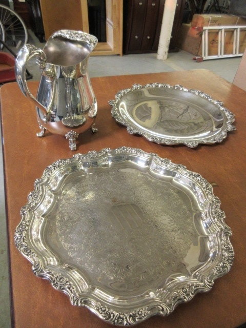 SILVER PLATED SERVING ITEMS
