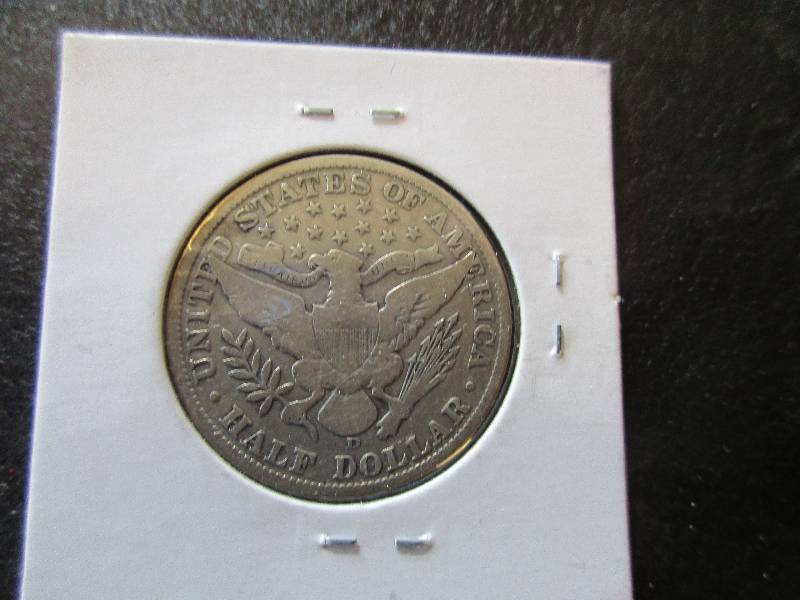 1912-D Barber Half Dollar