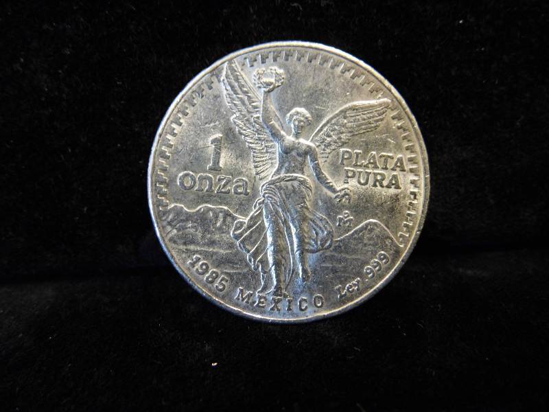 1985 Mexico Coin - Silver