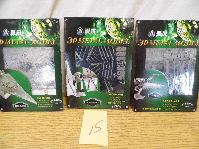 3 Piece Star Wars Model Set