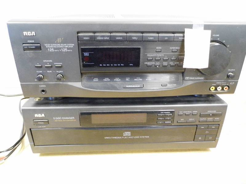 RCA Amp - 5 Disc Changer