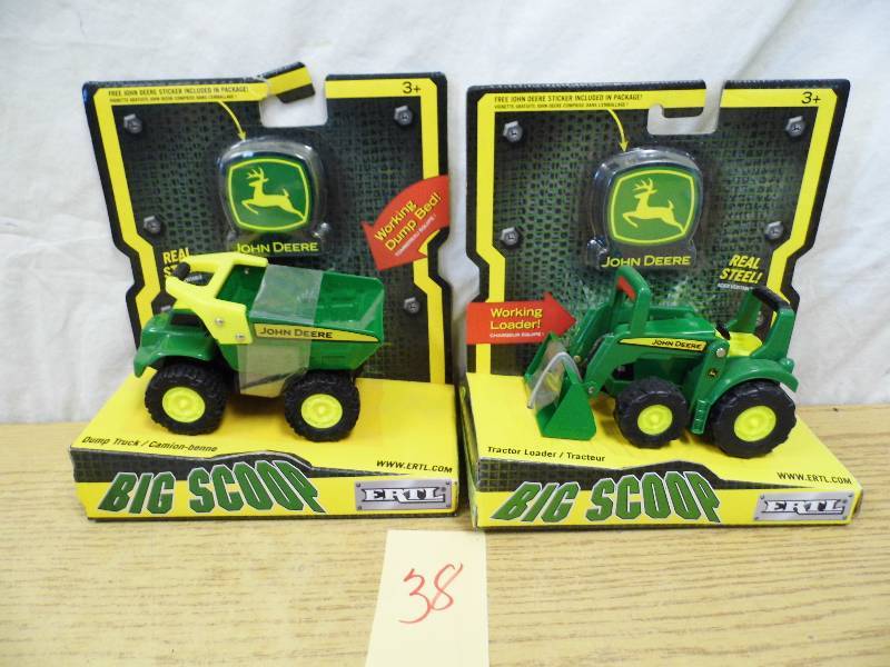 Lot of 2 John Deere Big Scoops