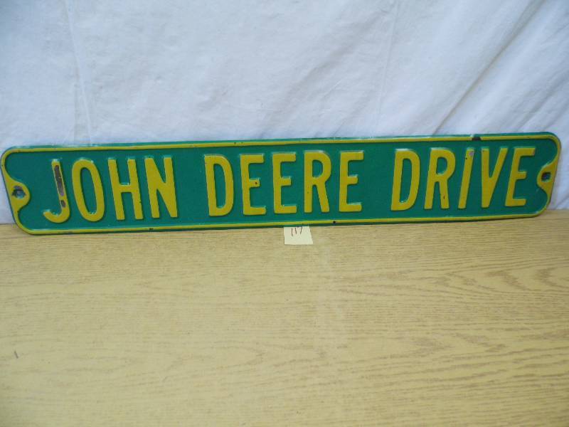 John Deere Drive Sign