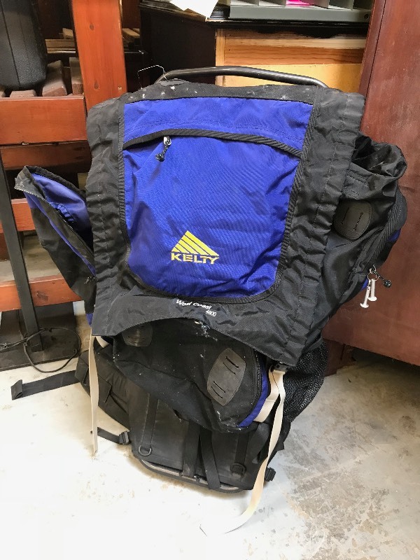 lot 706 image: KELTY HIKING FRAME PACK
