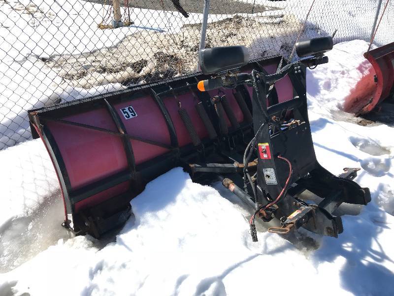 8ft Boss Poly Snow Plow with Mount