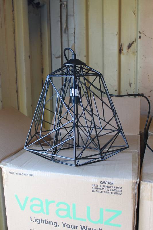 Lot of (6) Varalux The Wright Stuff 1-Light Pendant Light Fixtures