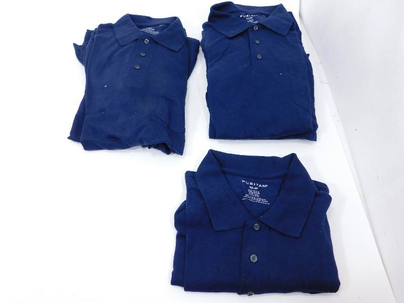 Lot Of New Mens Navy Blue Polo Shirts