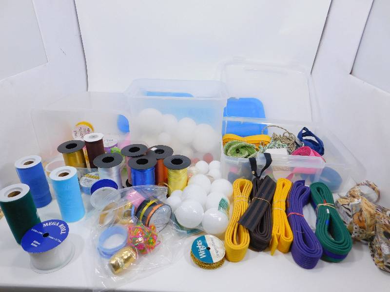 Ribbon, Styrofoam Snowballs, Belts