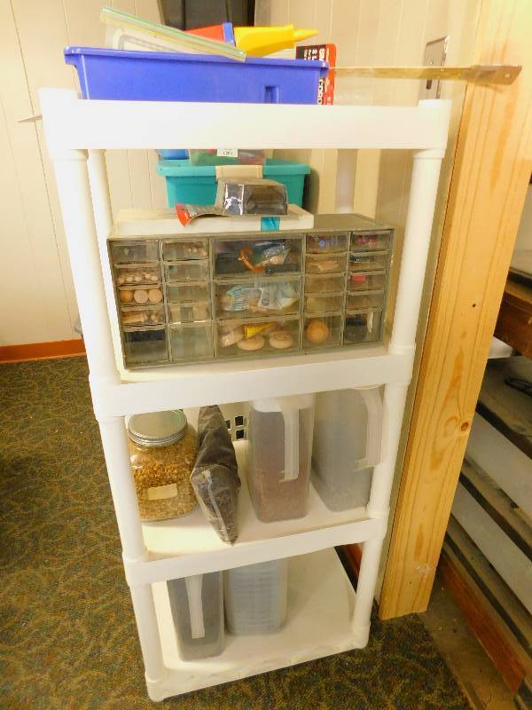 4 Tier Shelf and Contents