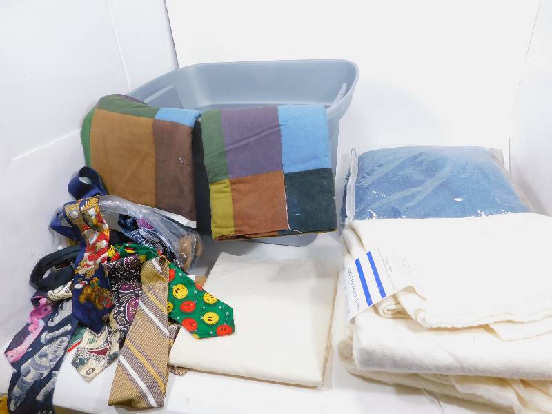 Quilting Material and Mens Ties