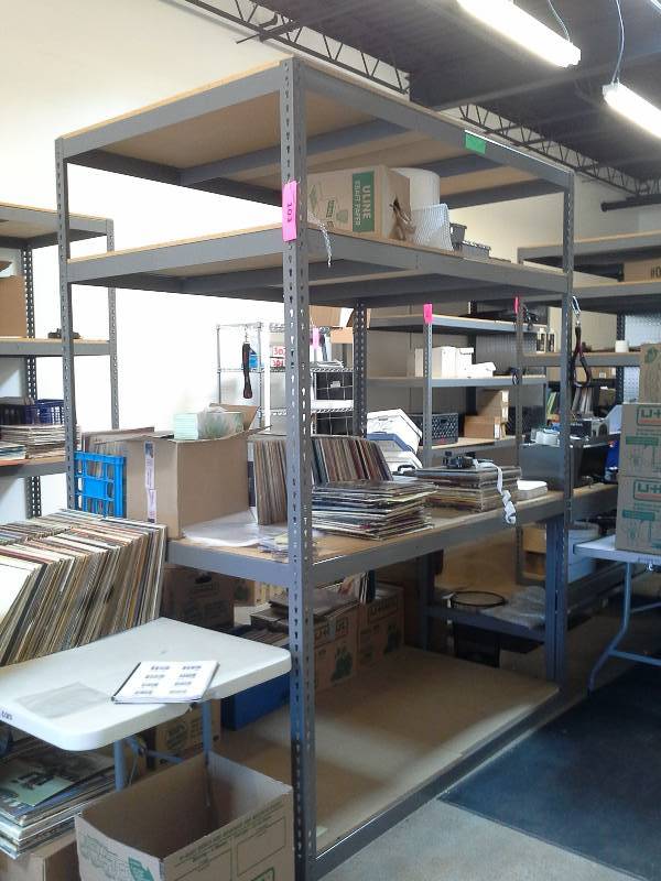 Free-Standing Commercial Shelving
