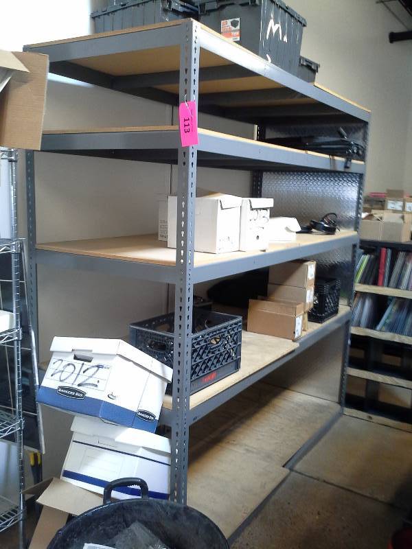 Free-Standing Commercial Shelving