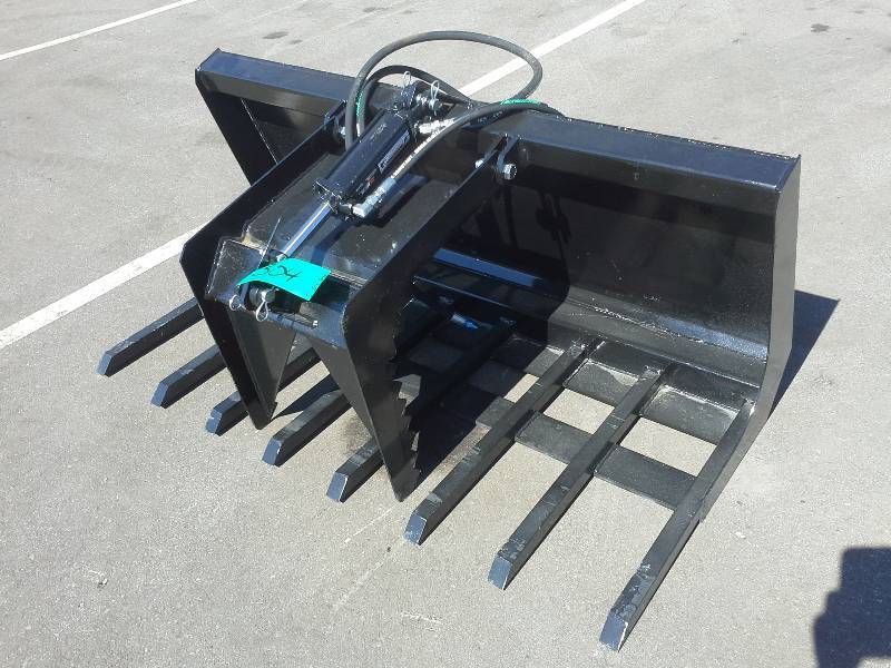 60 Single Grappler Bucket (Skid Steer Attachment)
