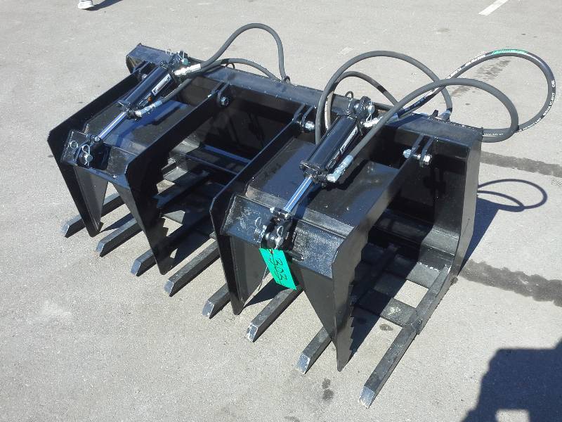 60 Double Grappler Bucket (Skid Steer Attachment)
