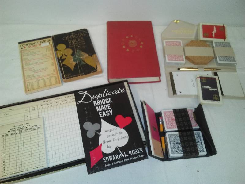 lot 8 image: Playing Cards & Bridge sets.