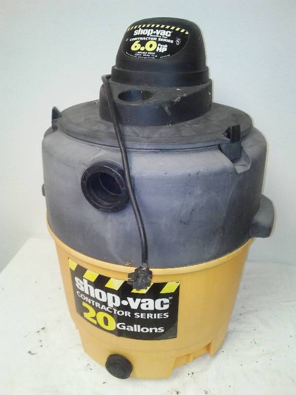 lot 67 image: Shop Vac 6 hp, 20-gallon