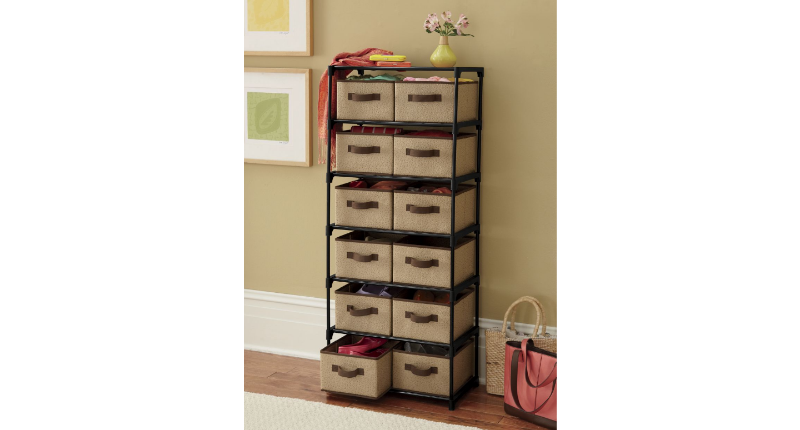 lot 124 image: 12-Drawer Organizer open box Retail...