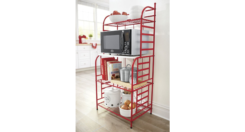 lot 134 image: Microwave Stand open box Retail $10...
