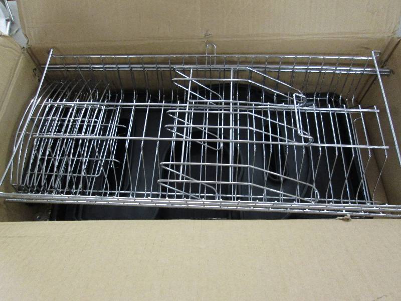 lot 38 image: 2-Tier Dish Rack open box Retail $2...