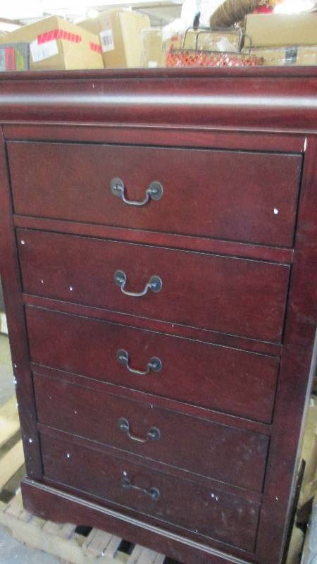 lot 99 image: 5 Drawer Chest open box, see images...