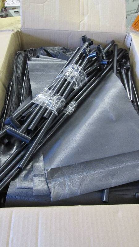 lot 122 image: Open Box Black Storage Piece assemb...