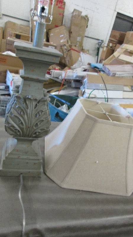 lot 174 image: Table Lamp with Shade open box Reta...
