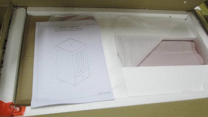 lot 201 image: Rolling Trash Bin open box Retail $...