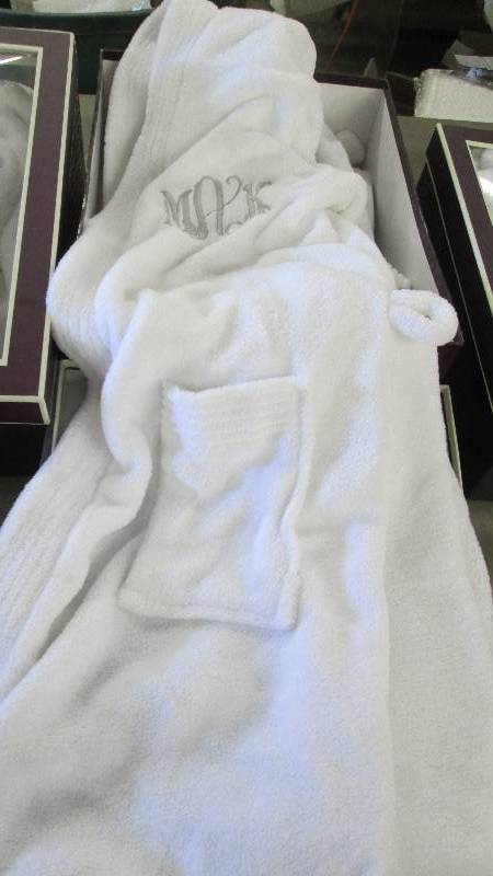 lot 222 image: Pre-Monogrammed Super Soft Short La...