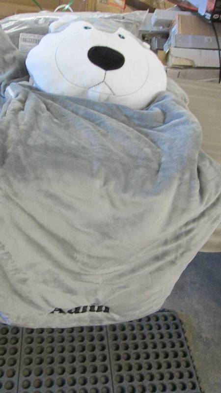 lot 235 image: Pre-Personalized Wolf Sleeping Bag...
