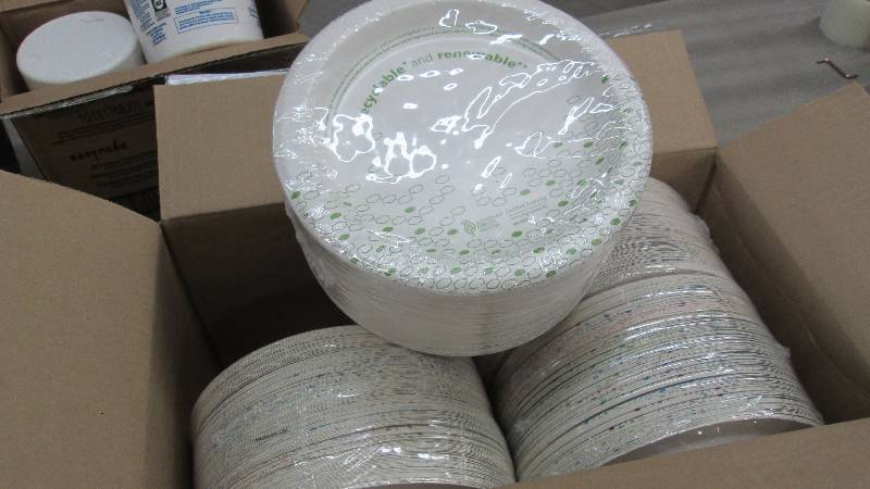 lot 270 image: Dixie Basics 8.5 inch Paper Plates ...