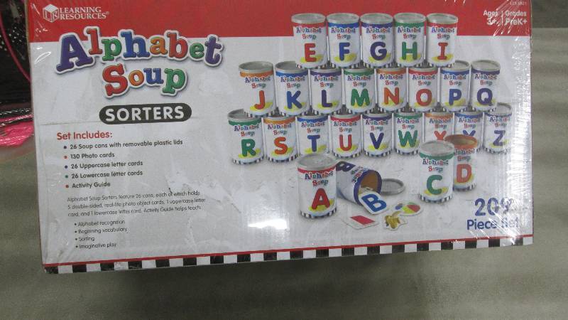 lot 271 image: Learning Resources Alphabet Soup So...
