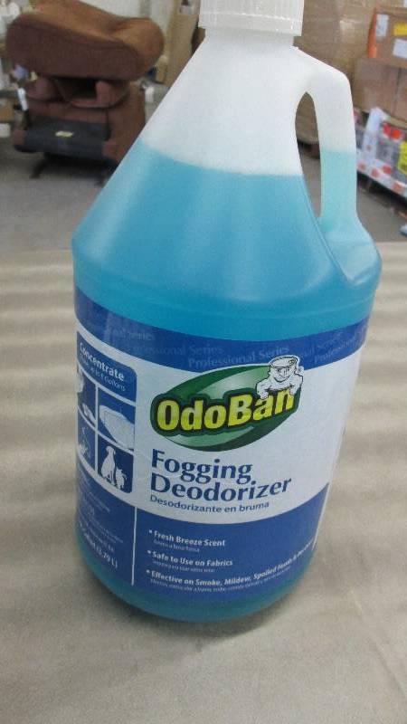 lot 284 image: Case of 4 Gallons OdoBan Fogging De...