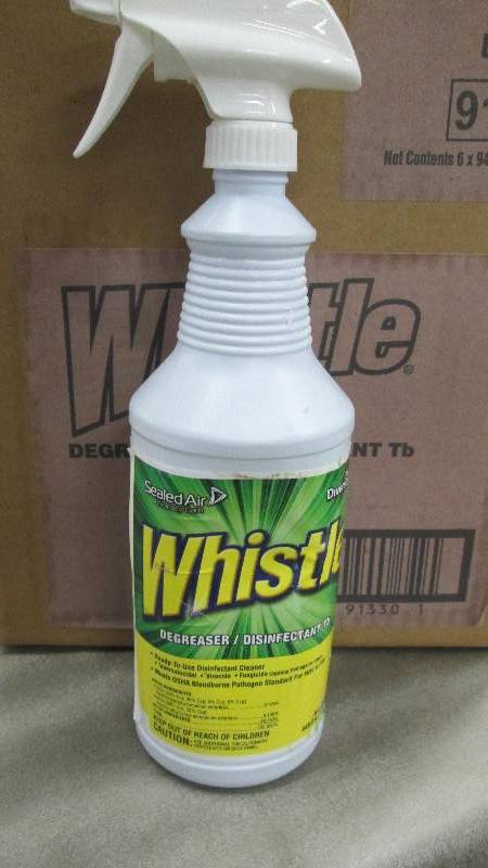 lot 290 image: Case of 6 Whistle DegreaserDisinfe...