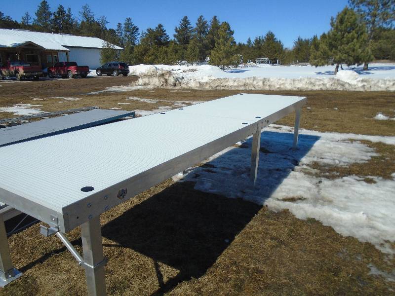 New Aluminum Floe Dock