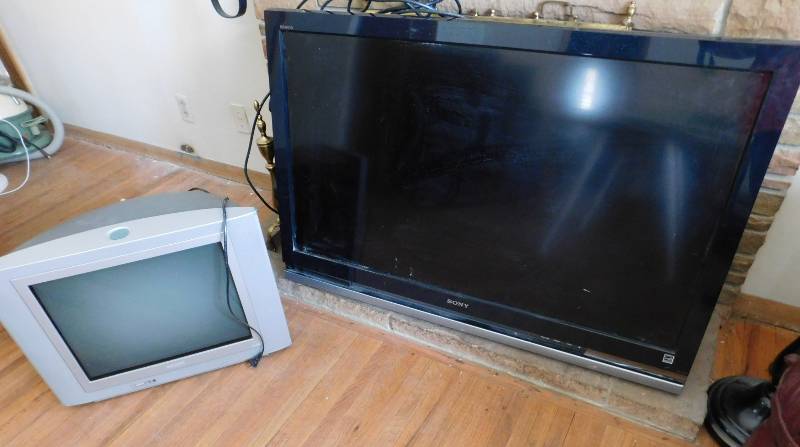 lot 19 image: Sony Flat Screen & Phillips TV
