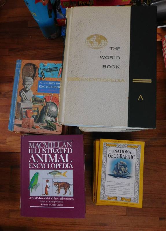 lot 146 image: World Book Encyclopedia Sets & National Geographic Books